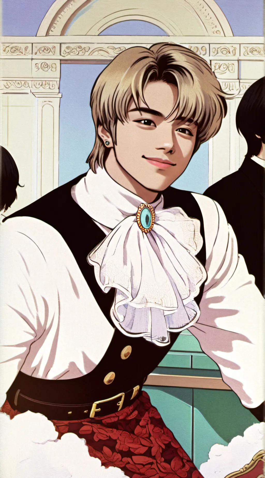 ai character: Justin  background