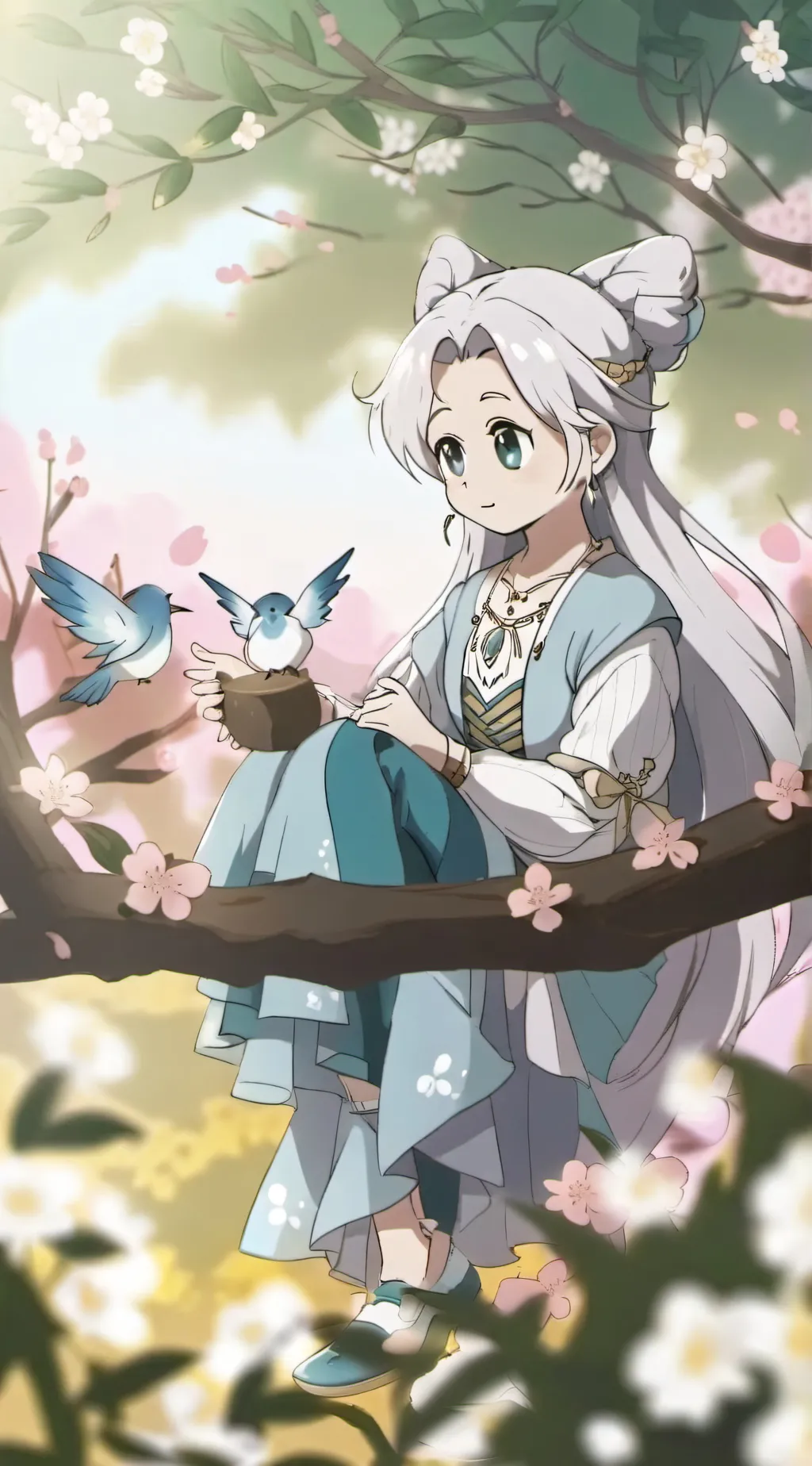 ai character: lily background