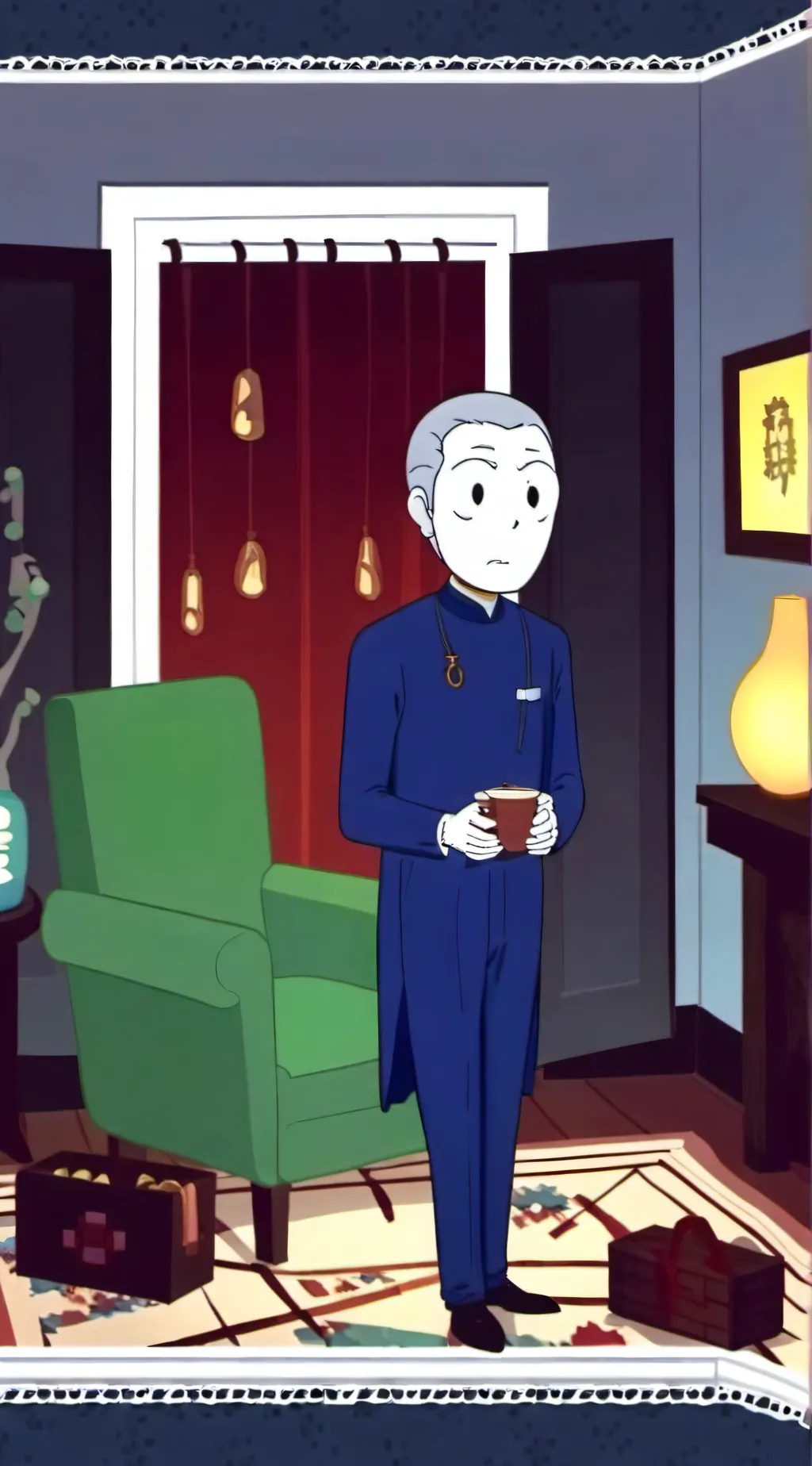 ai character: s m hollow sorrows background