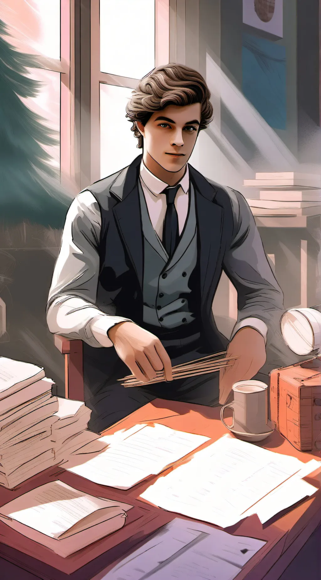 ai character: Theodore Nott background