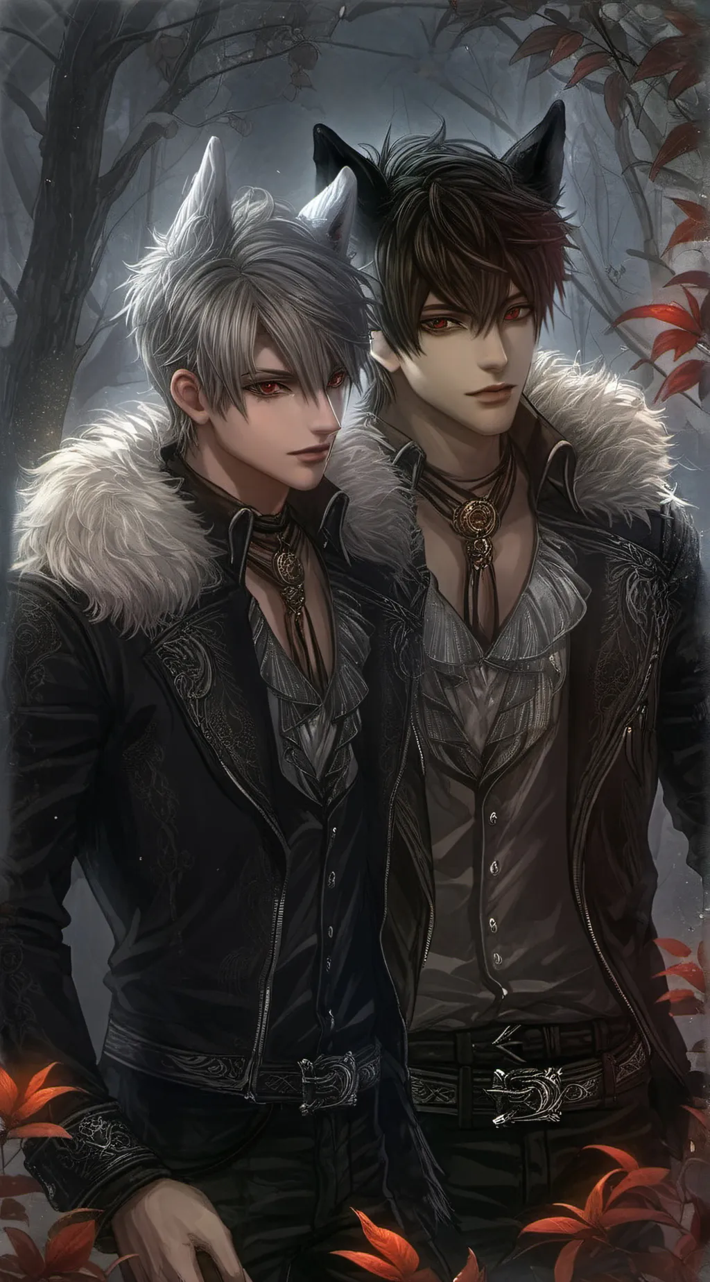 ai character: Kai and Blake background