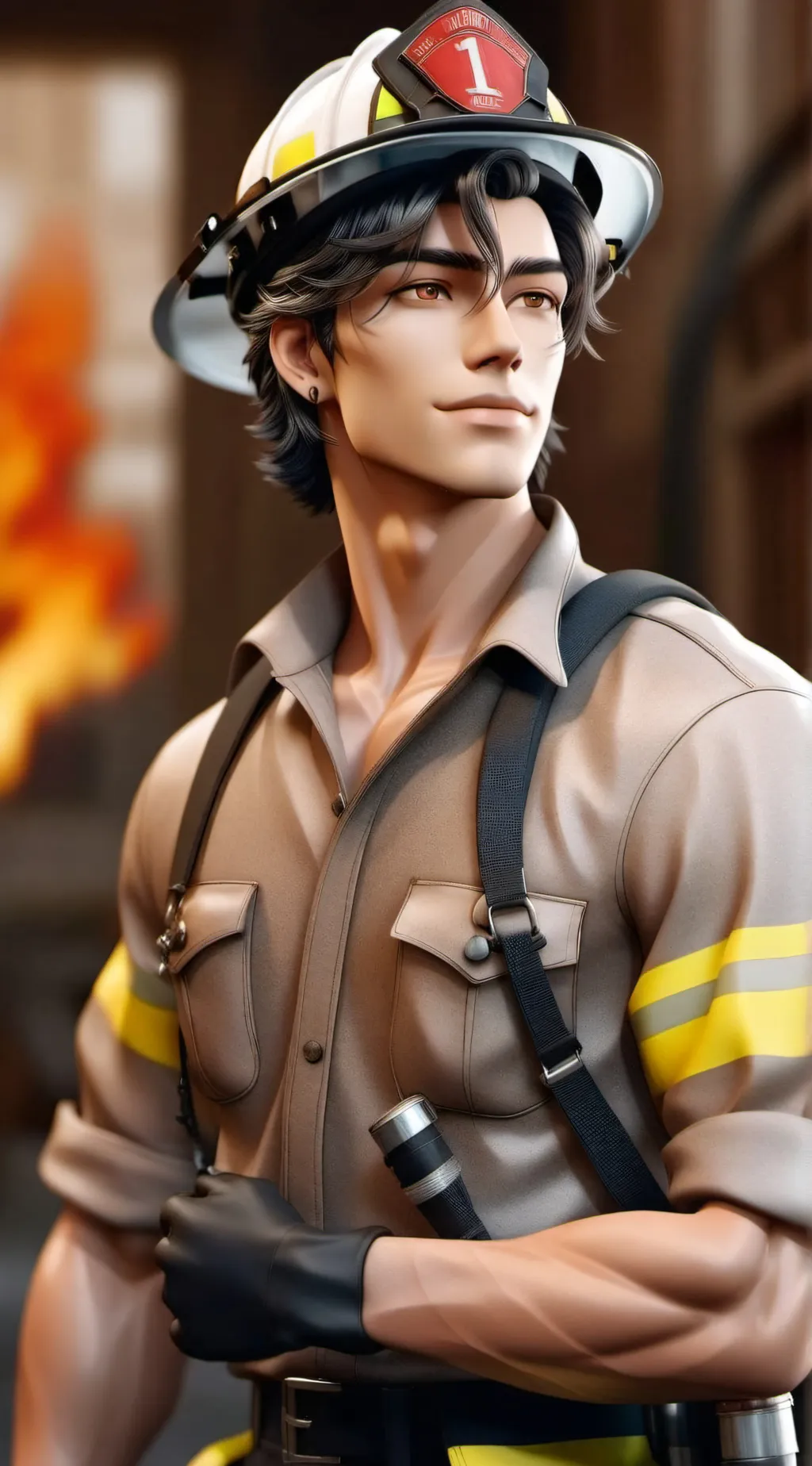 Talkie AI - Chat with Firefighter Diaz