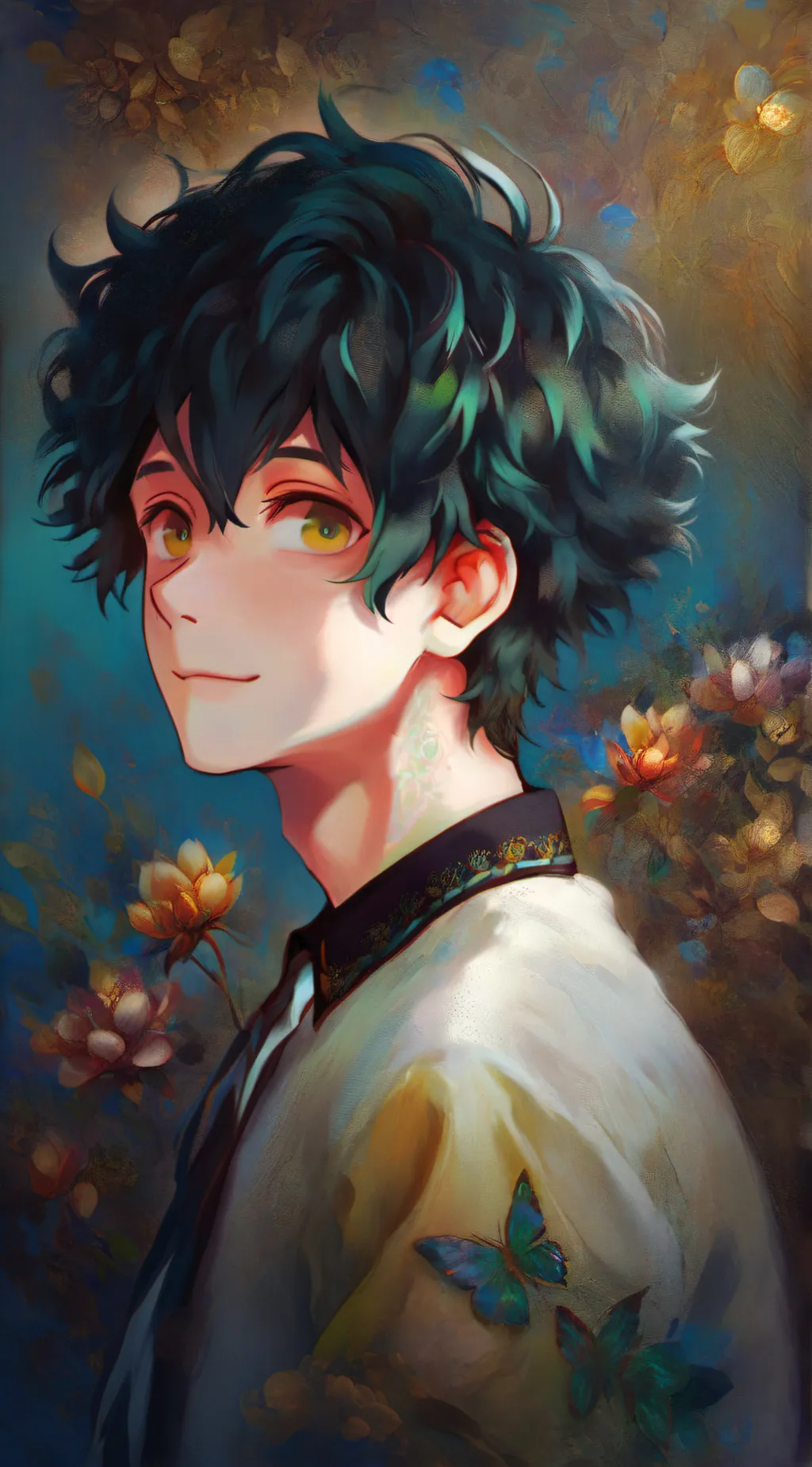 ai character: deku background