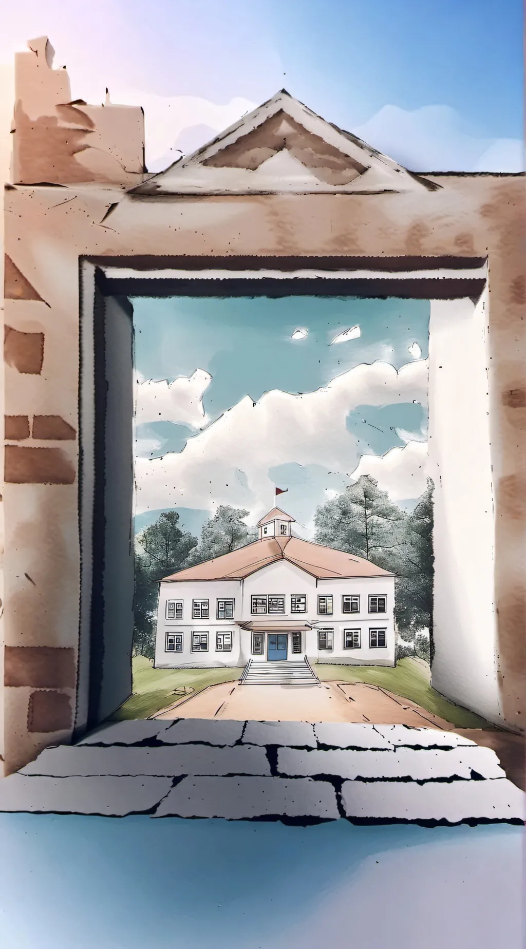 ai character: F.P.E Zoom Call background