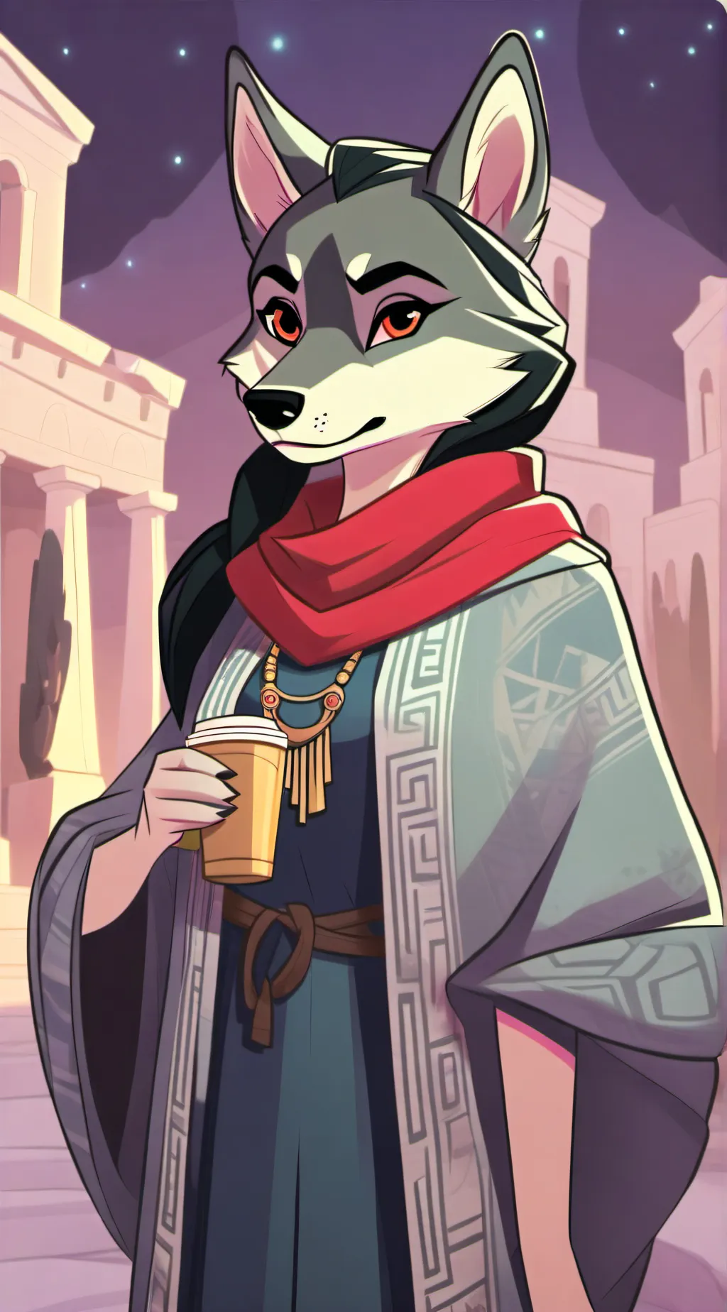 ai character: Selinofótistos background