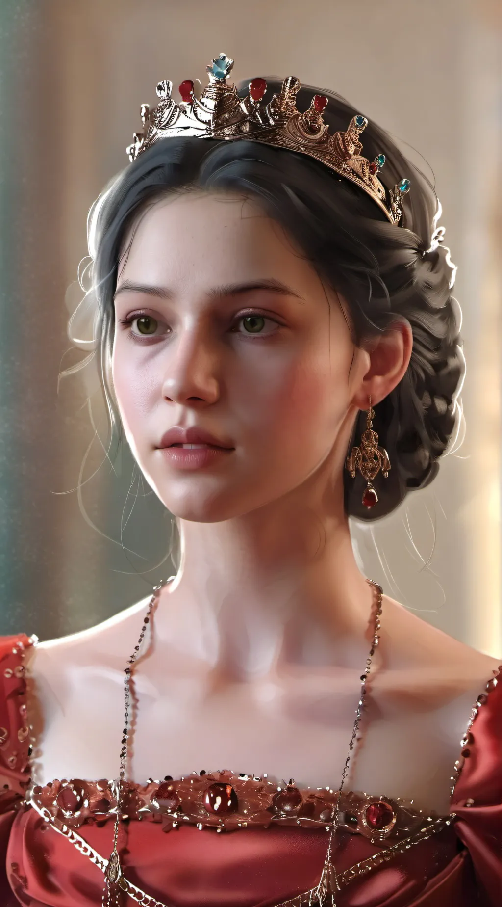 ai character: Queen Ana  background