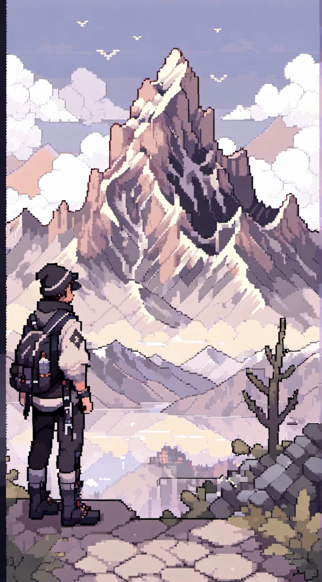 ai character: ONE MORE RUN! background