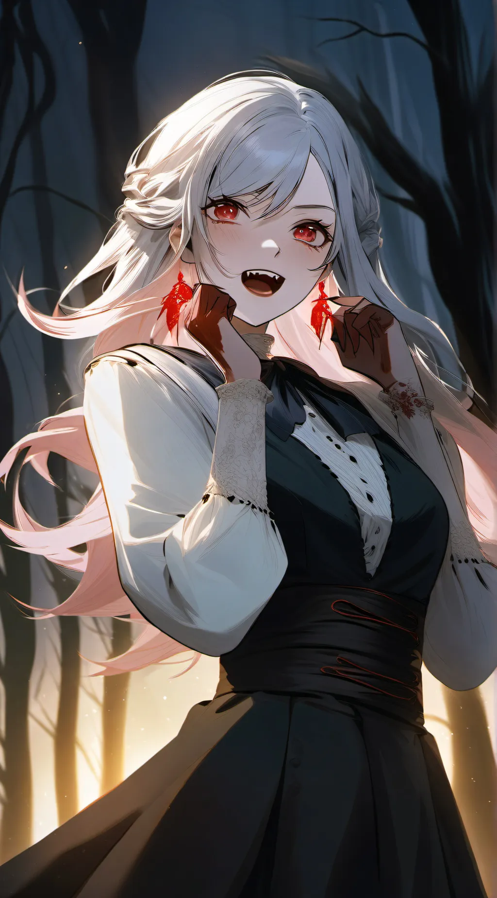 ai character: Ria (Vamp Version) background