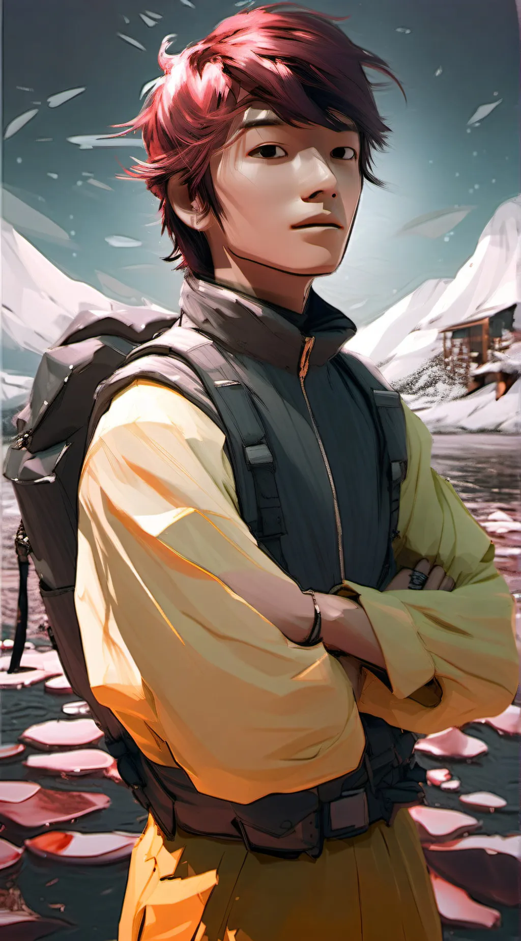 ai character: leo background