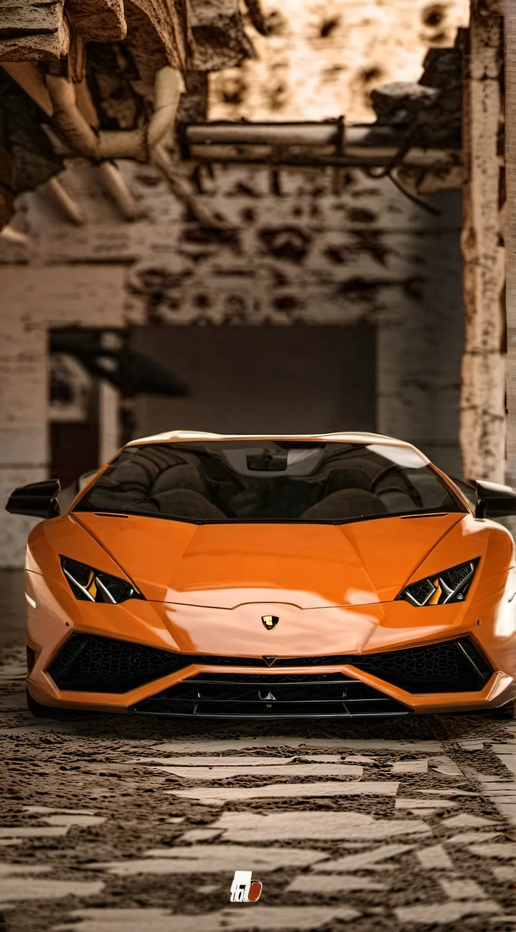 ai character: just a Lamborghini background