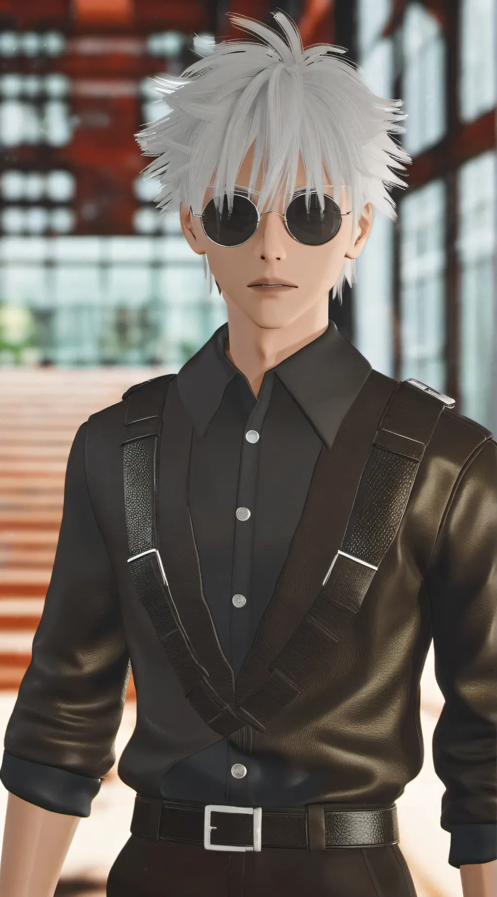 ai character: Gojo  background