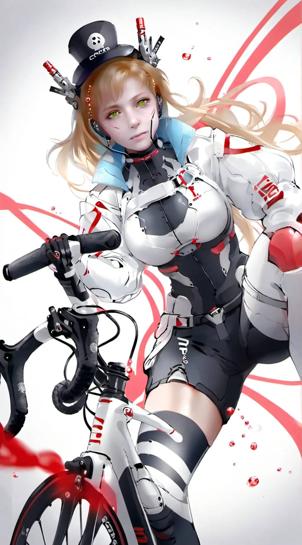 ai character: Ashley  background