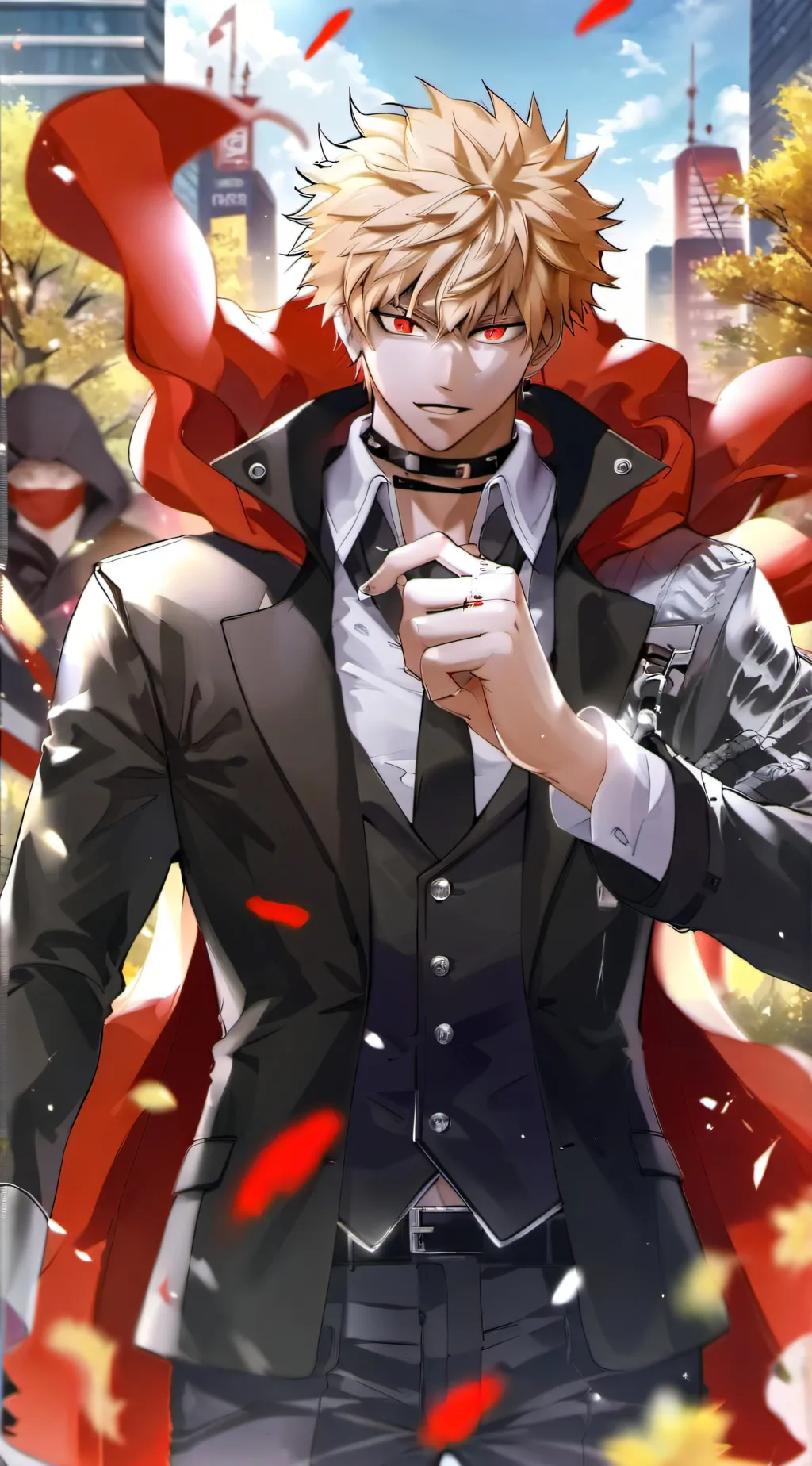 ai character: Alpha Katsuki background