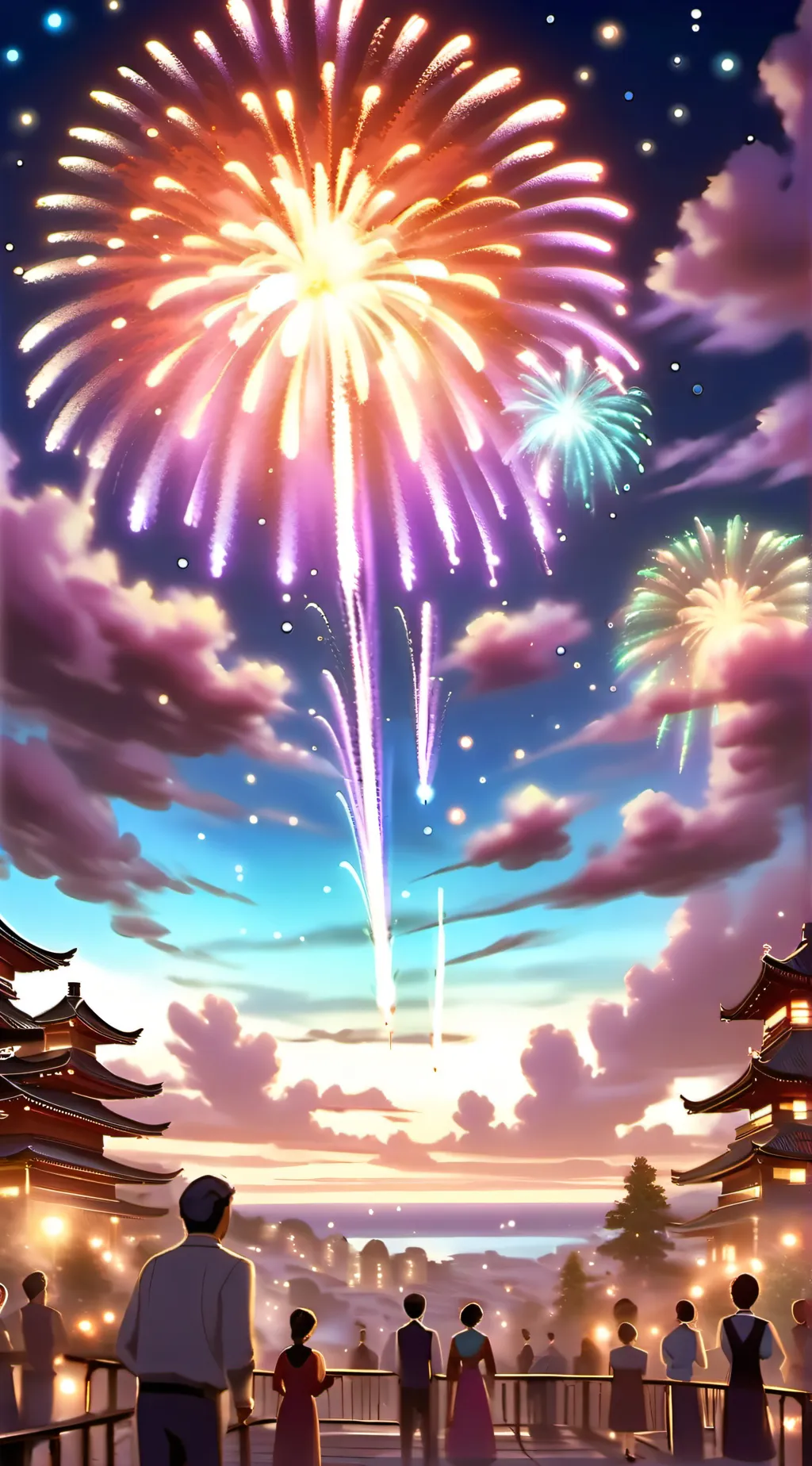ai character: 4th july in japan background