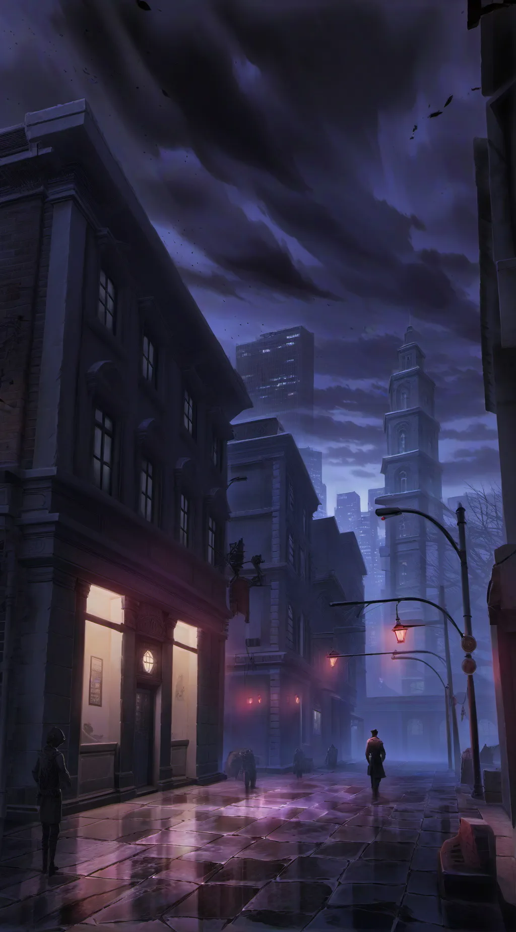 ai character: Grey'd background