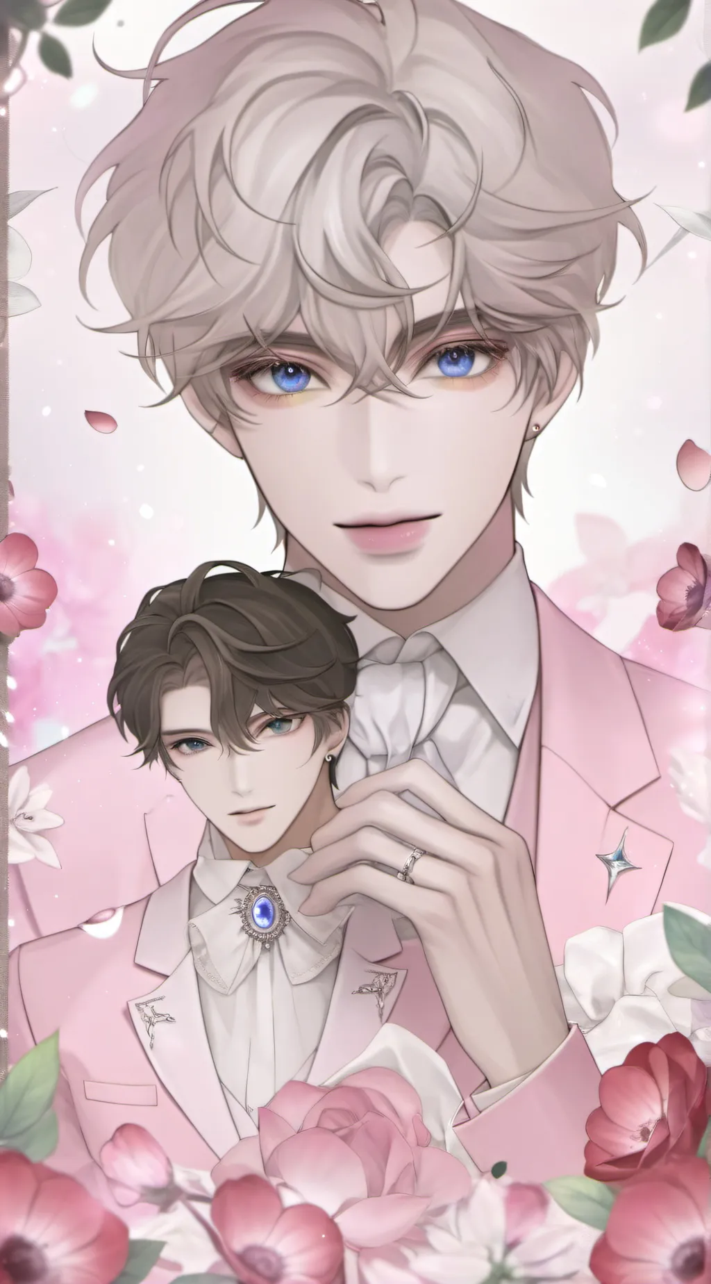 ai character: Aaron and Nicholas background