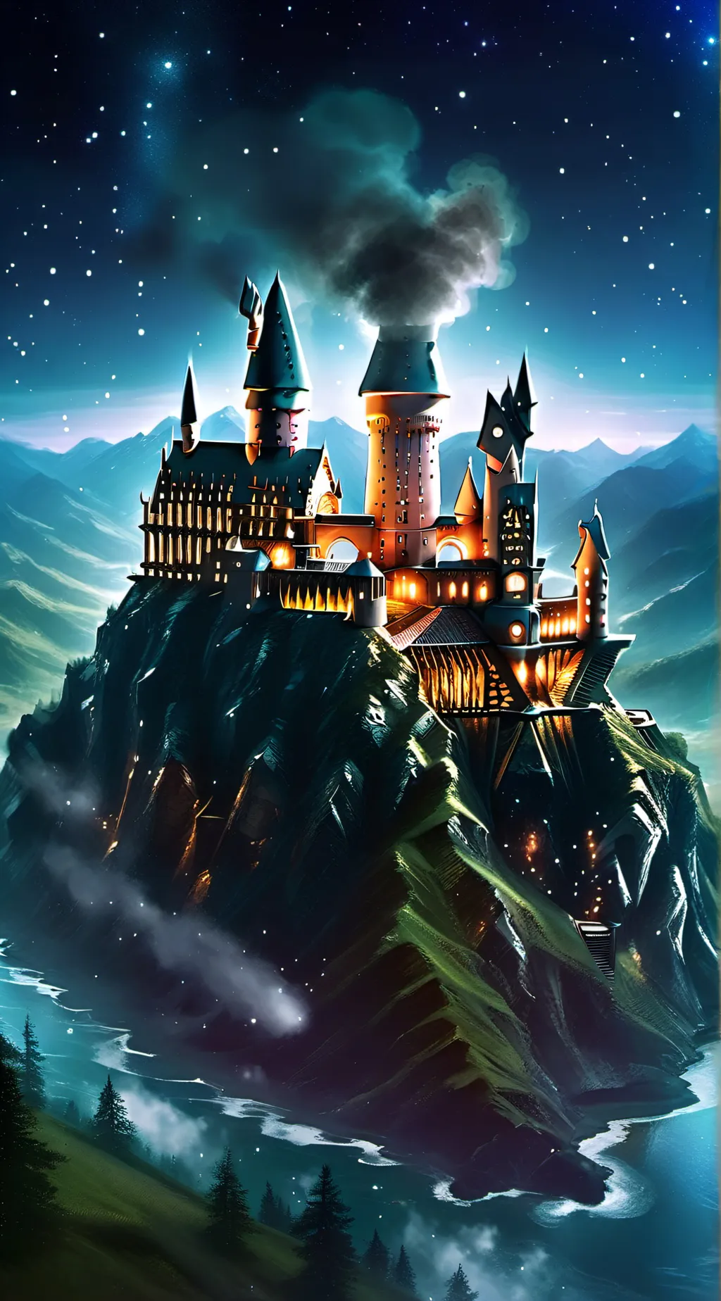 ai character: Howagrts  background