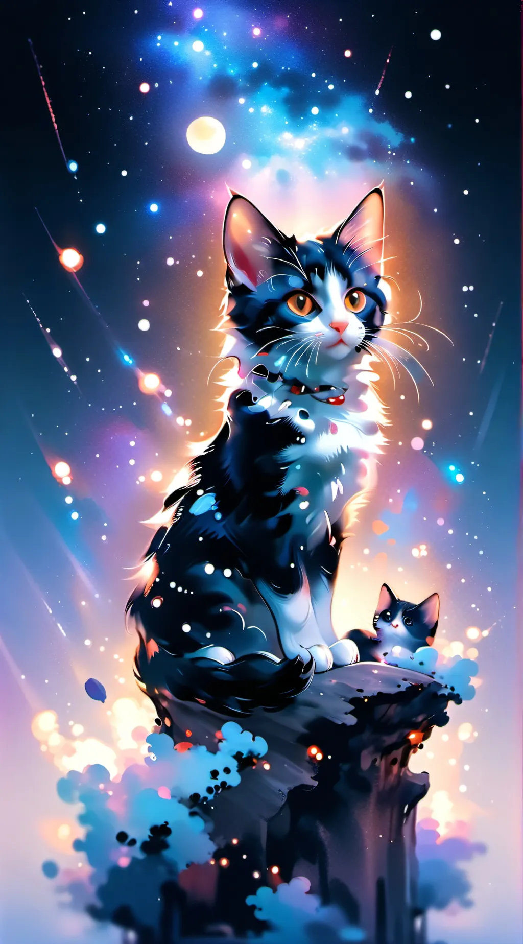 ai character: 🌑Luna🌑 background