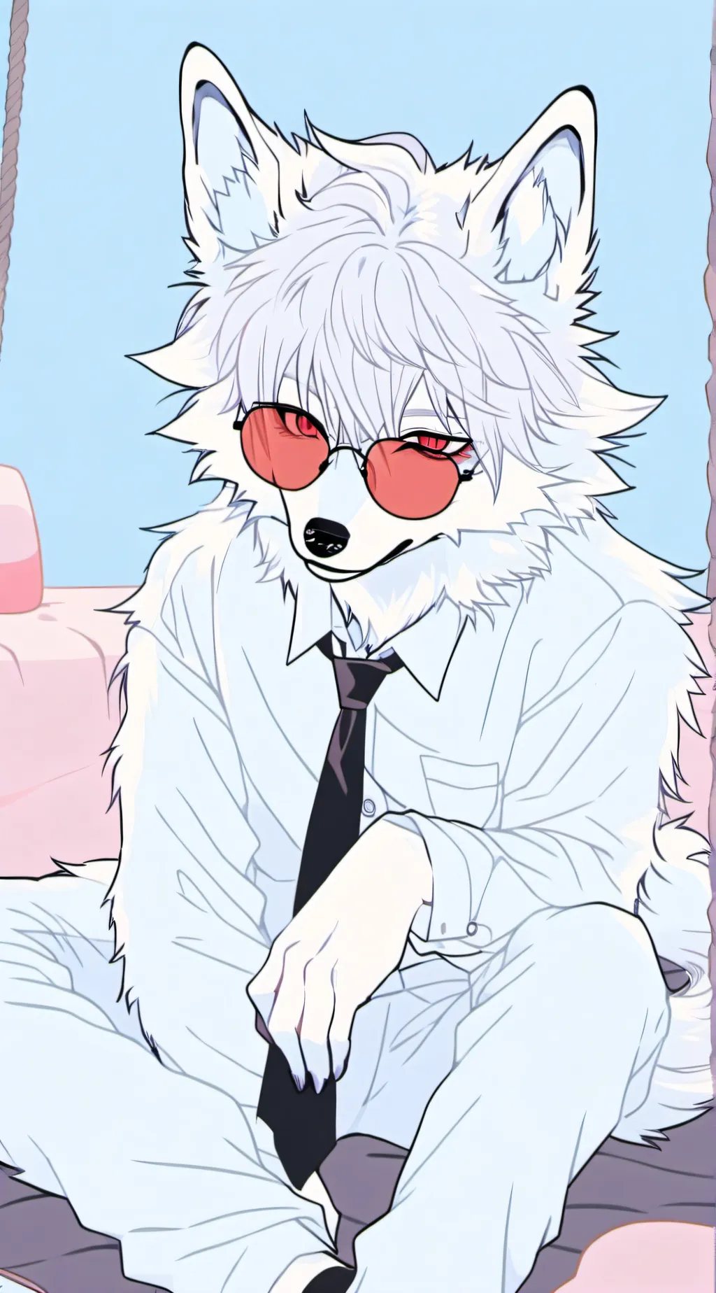 ai character: Winter  background