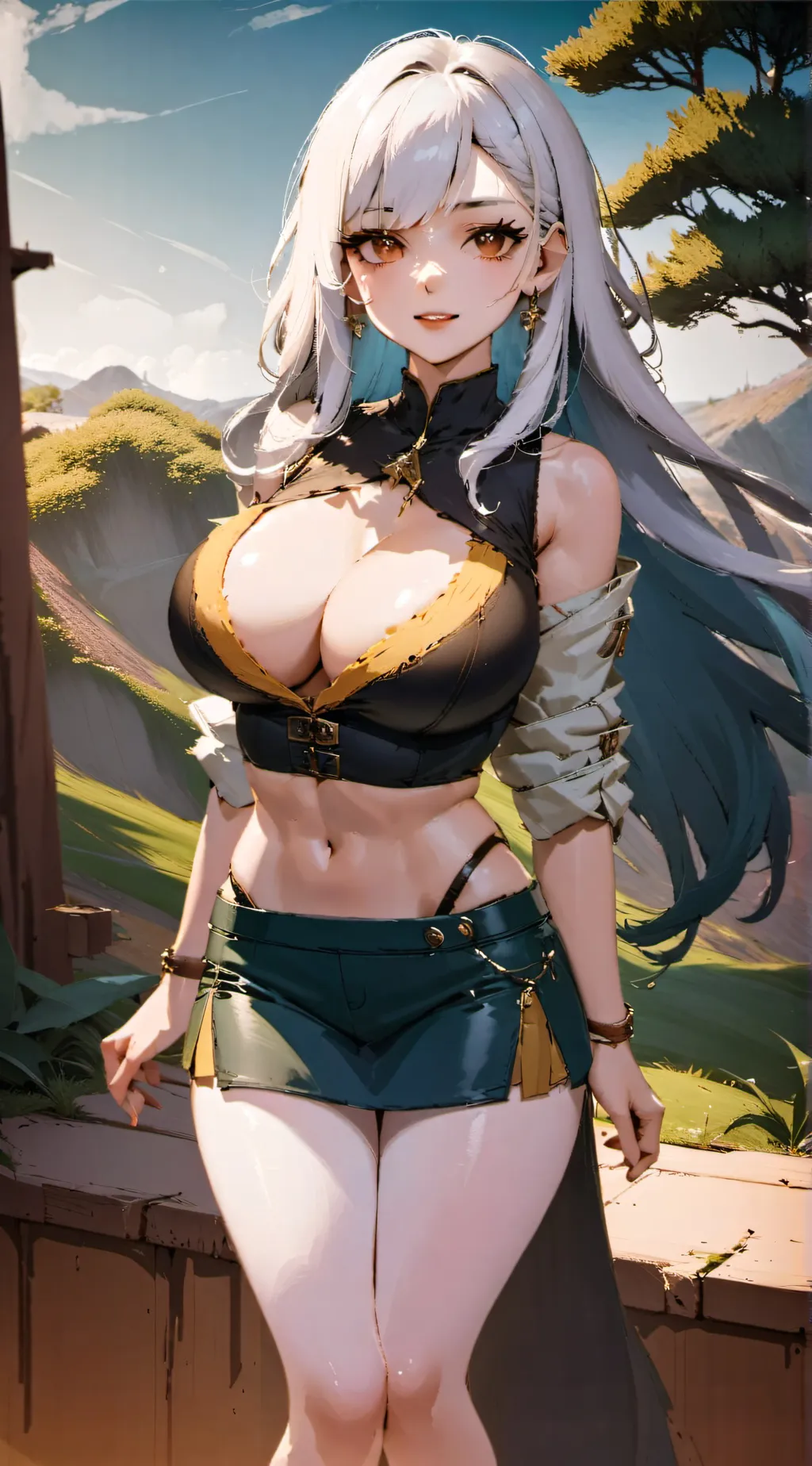 ai character: grace background