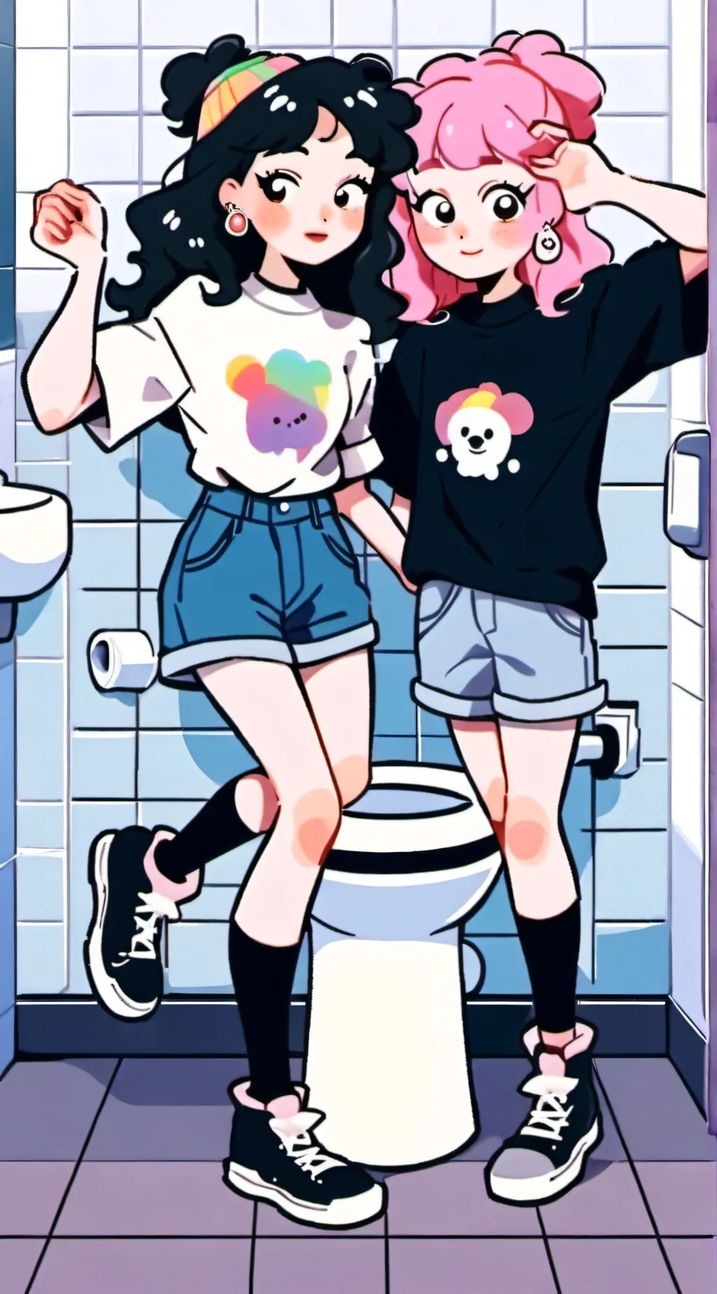 ai character: Friends  background