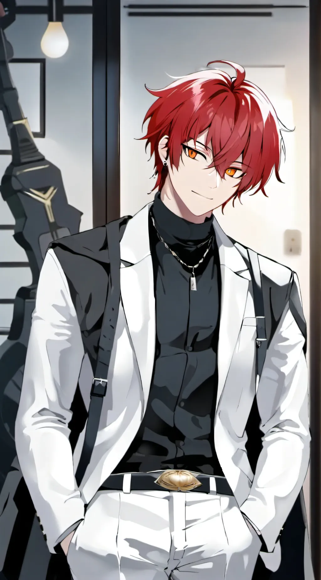 ai character: Demon Guardian  background