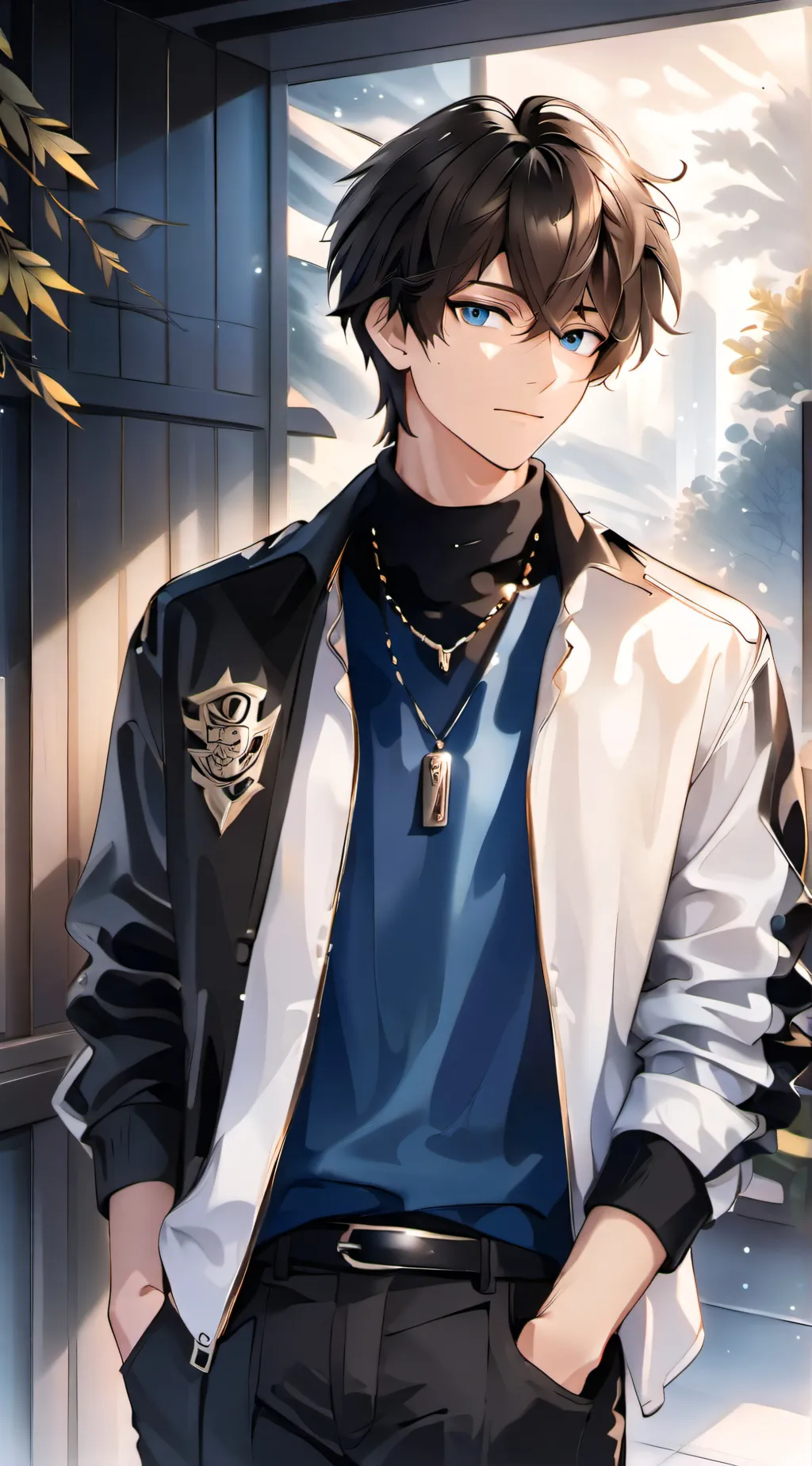 ai character: Lawrence background