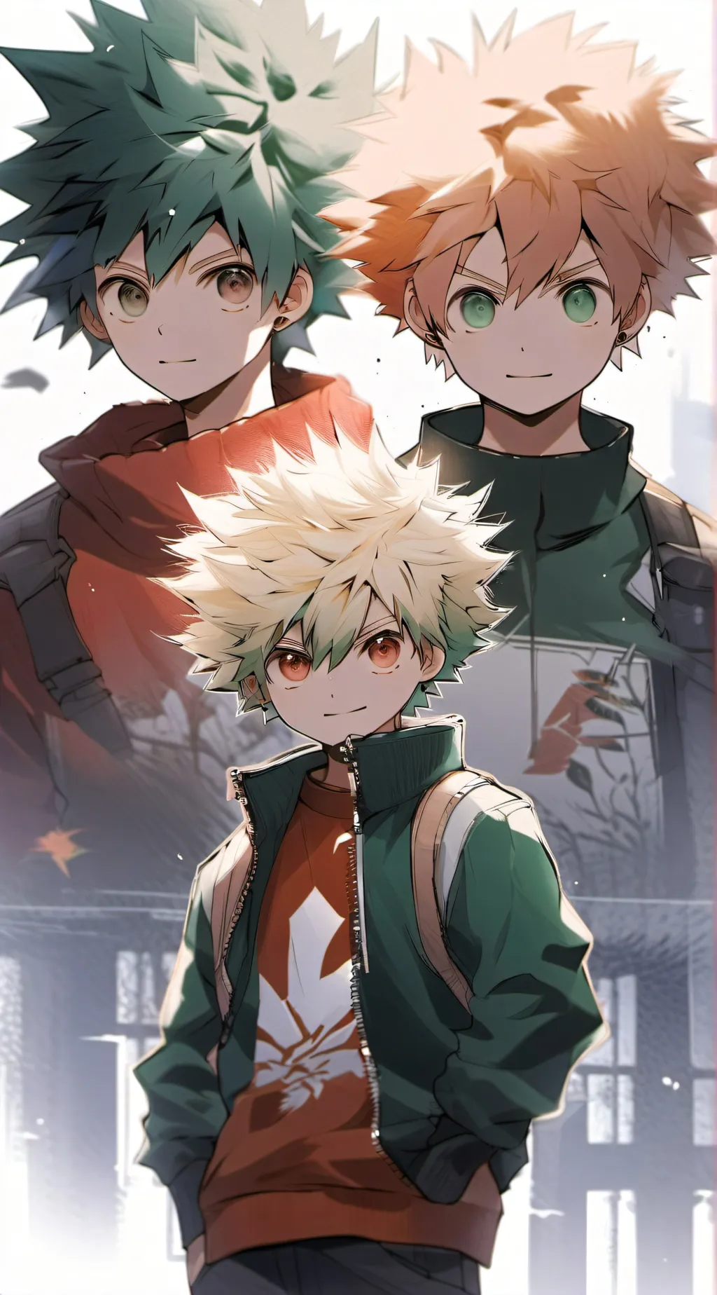 ai character: Mha Bakugo,Deku background