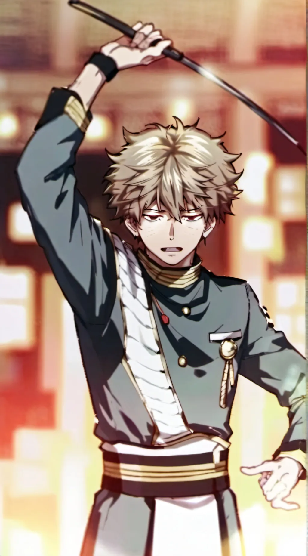 ai character: Bakugo🌸 background