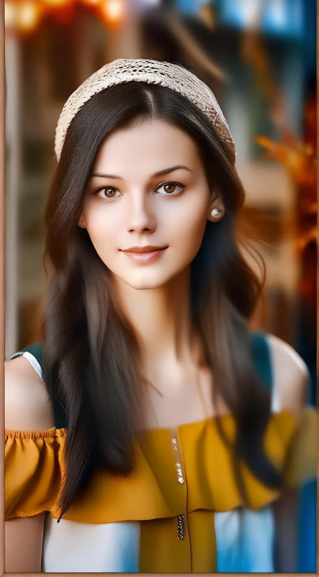 ai character: Karmen  background