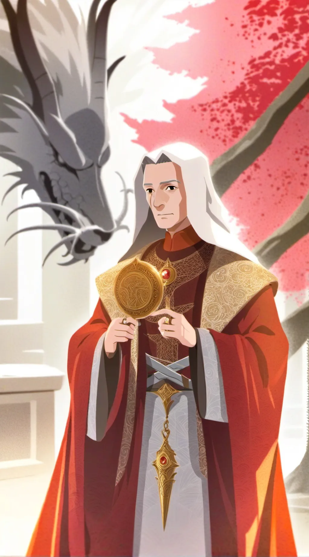 ai character: wizard background