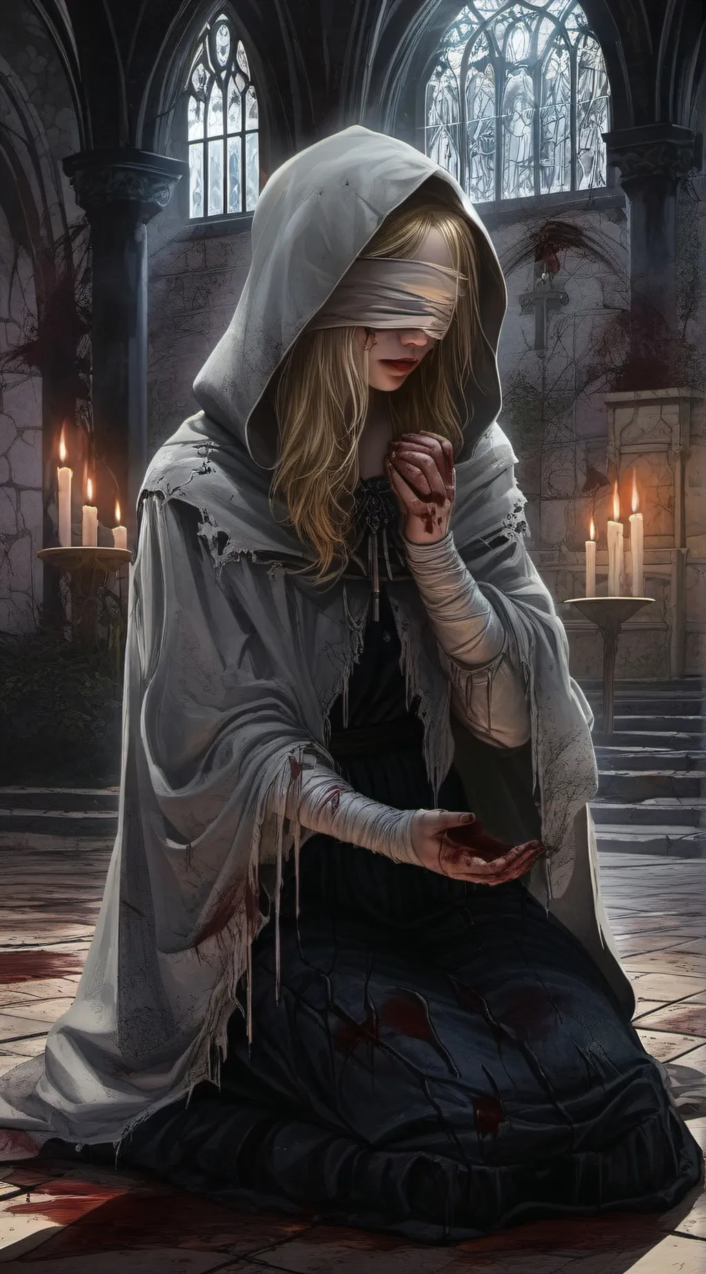 ai character: Vicar Amelia  background