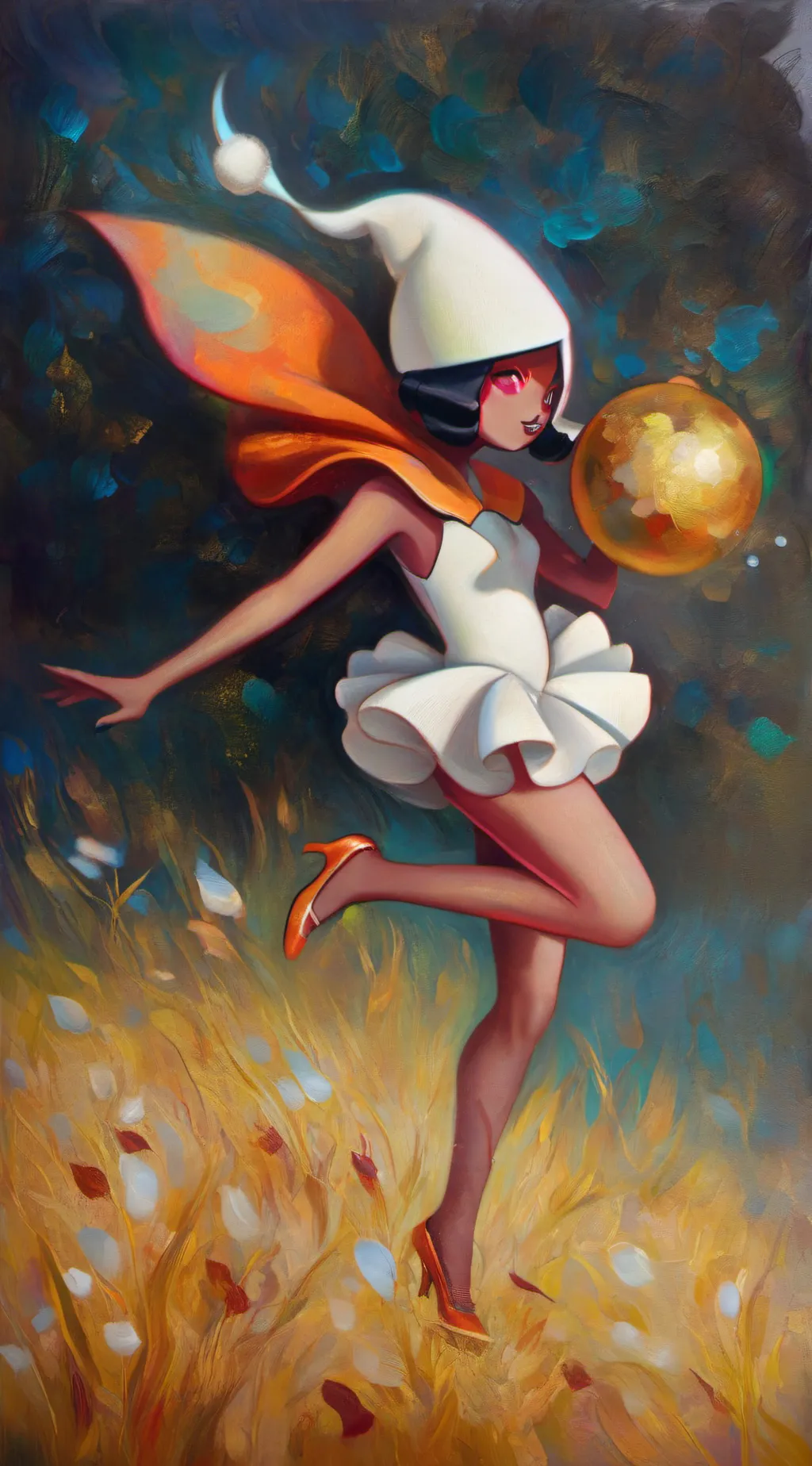 ai character: garnet background