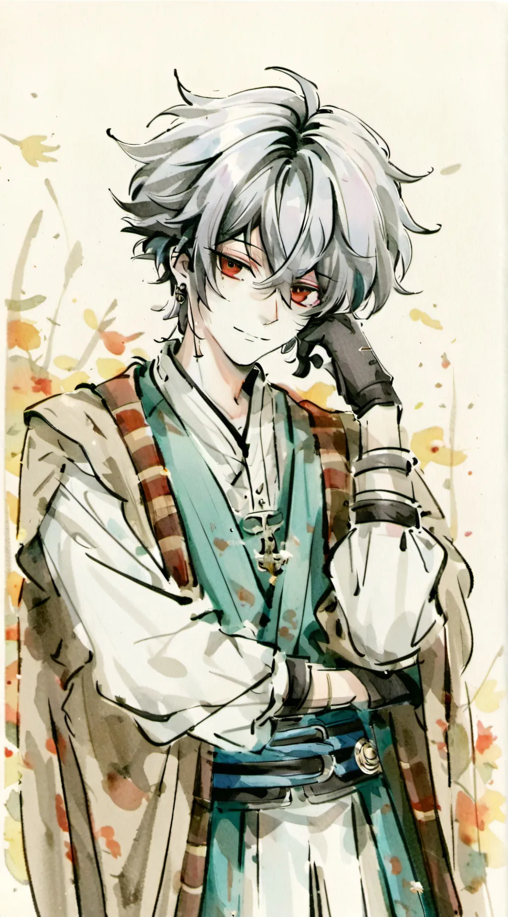 ai character: Shinso X Denki background