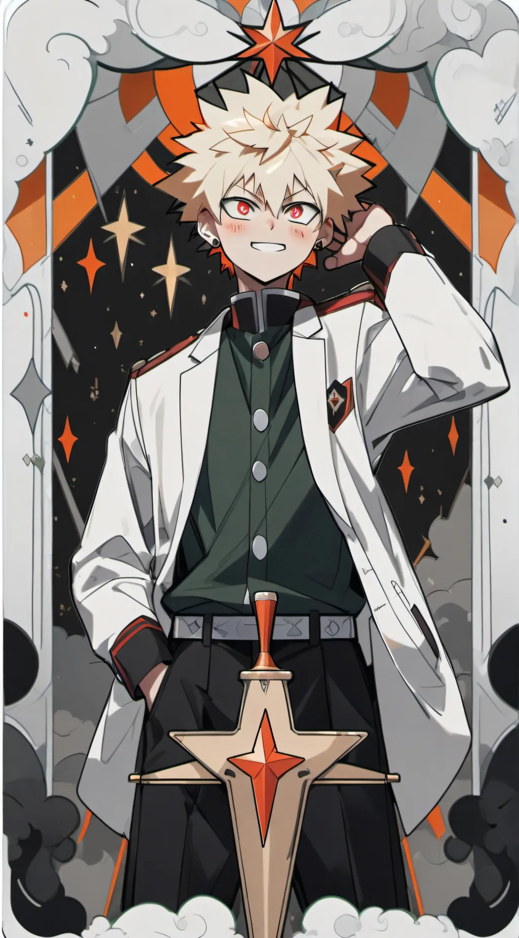 ai character: MHA Cheater background