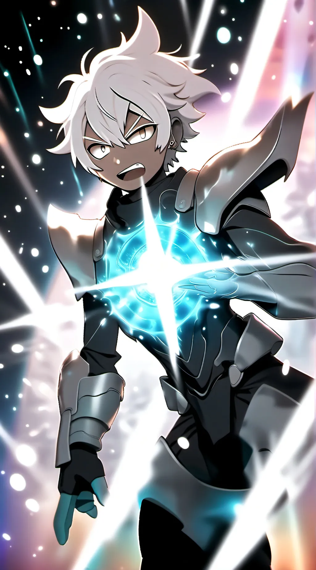 ai character: Mark and Zoey  background