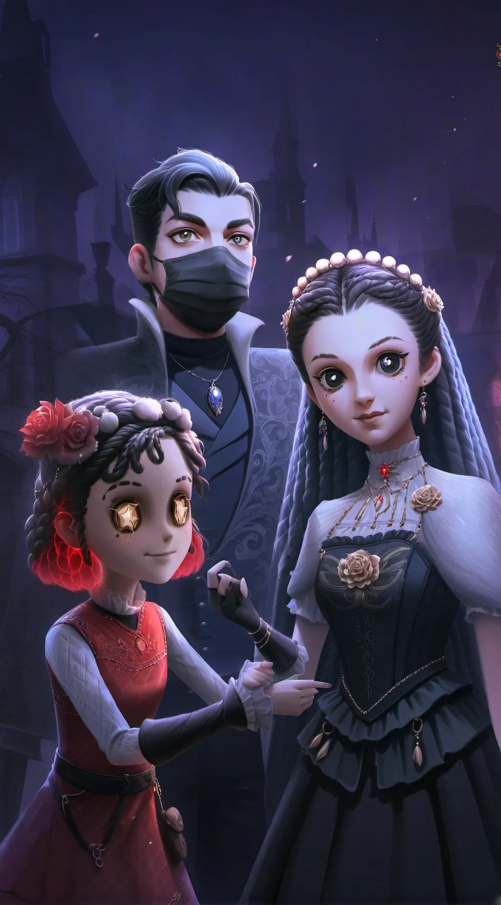 ai character: the creepy posta  background