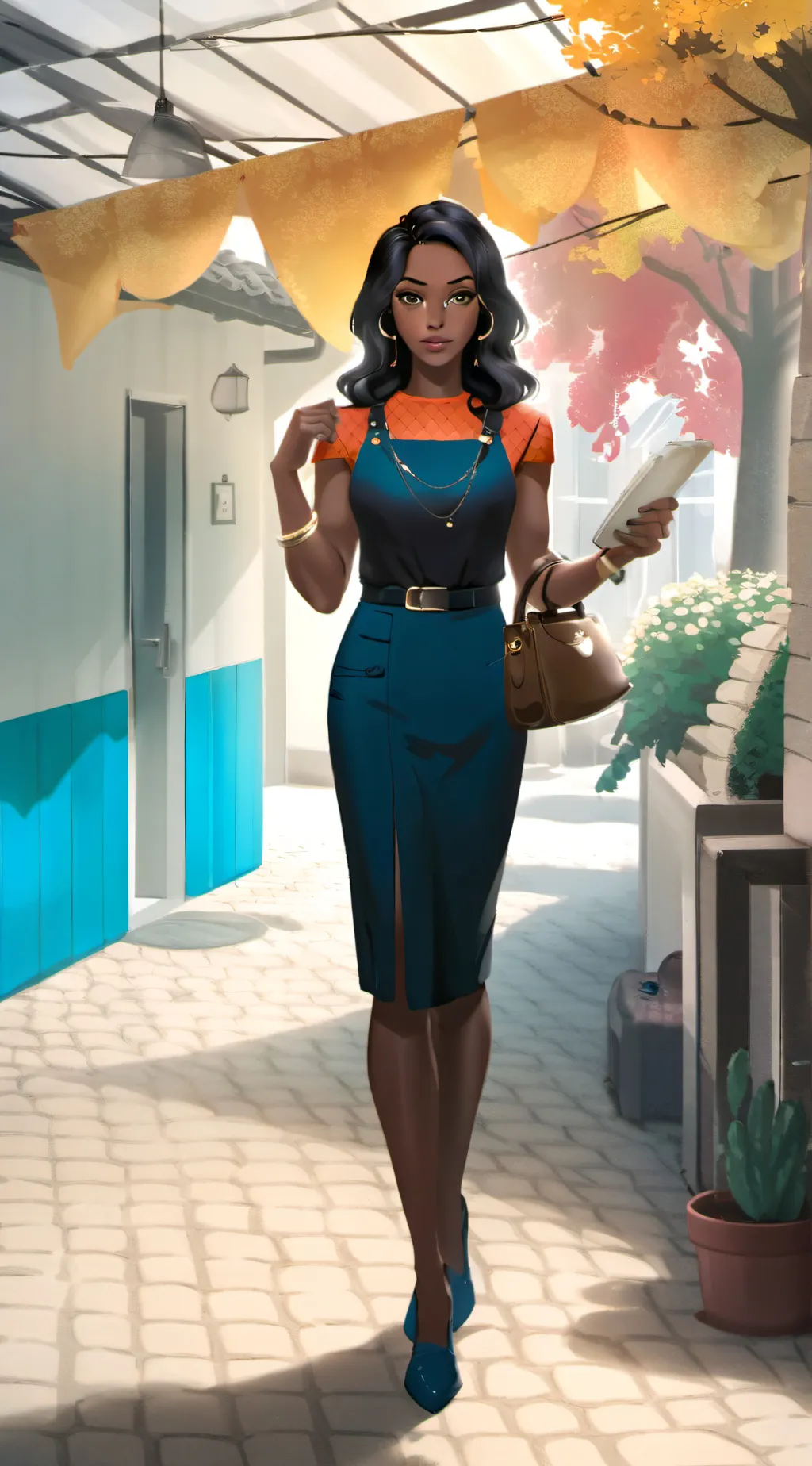 ai character: Abbey  background