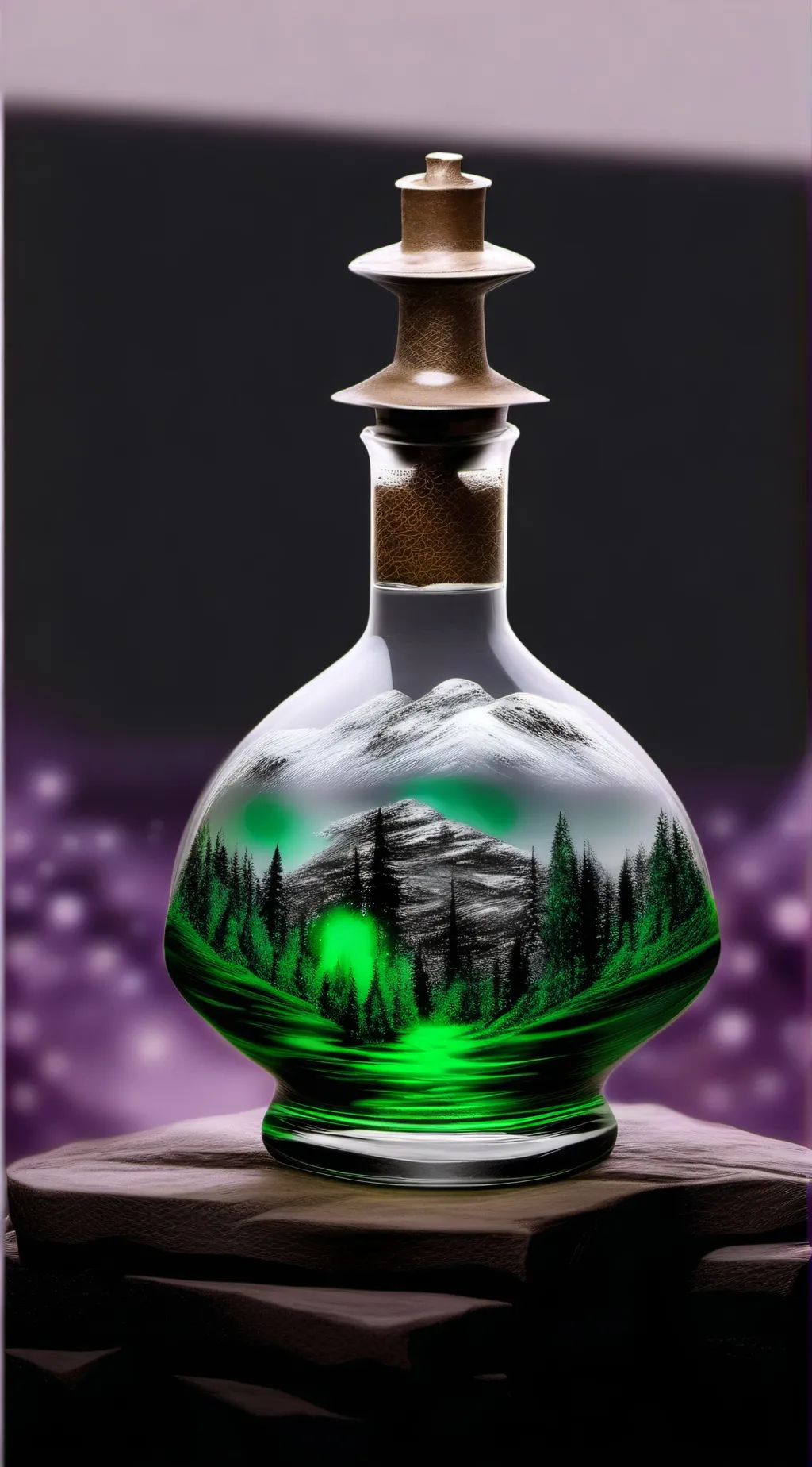 ai character: animal potion background