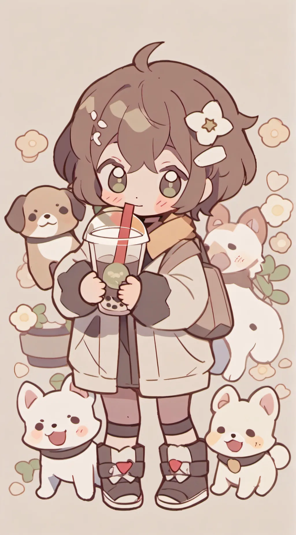 ai character: Manii background