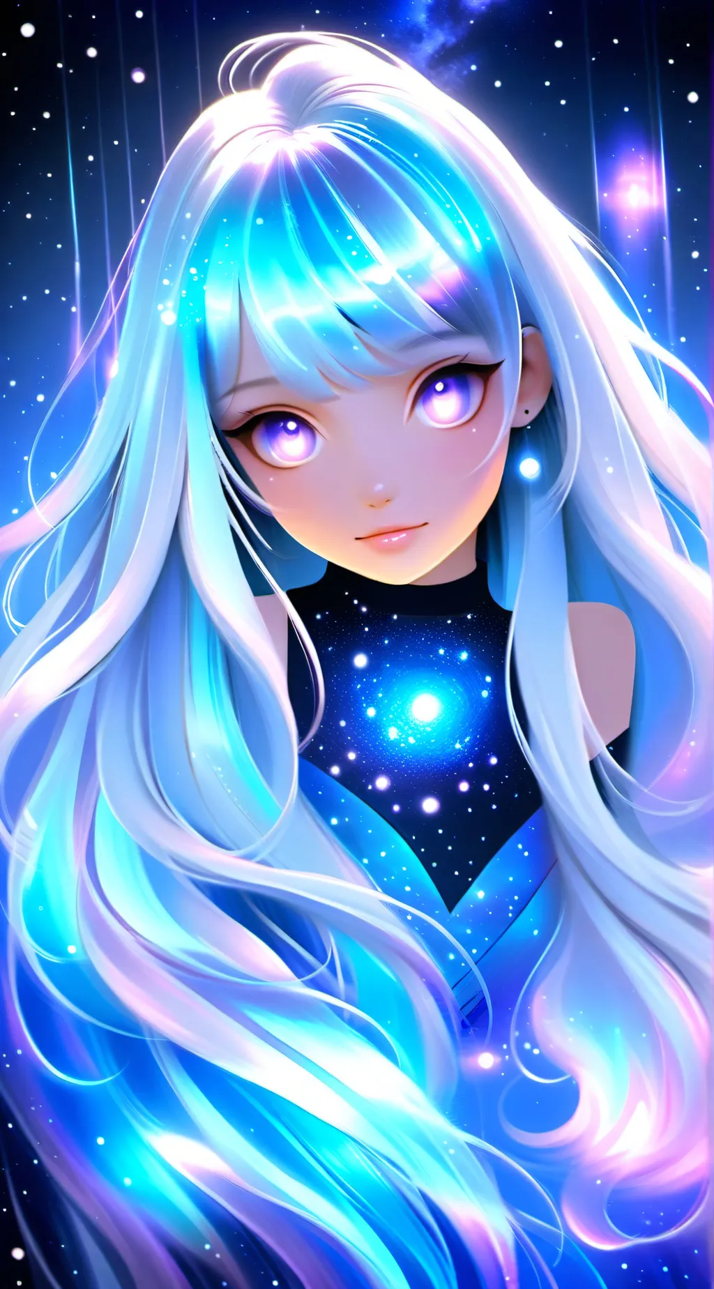 ai character: Moonlight  background