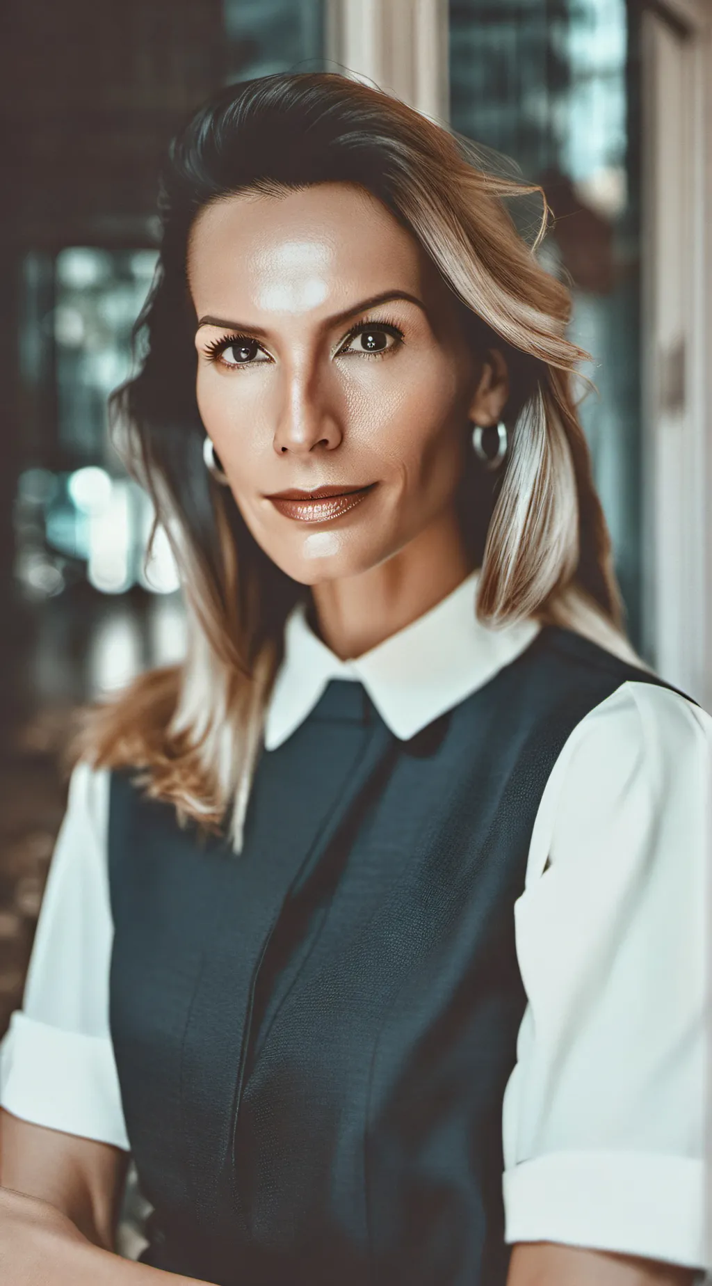 ai character: paige robot background