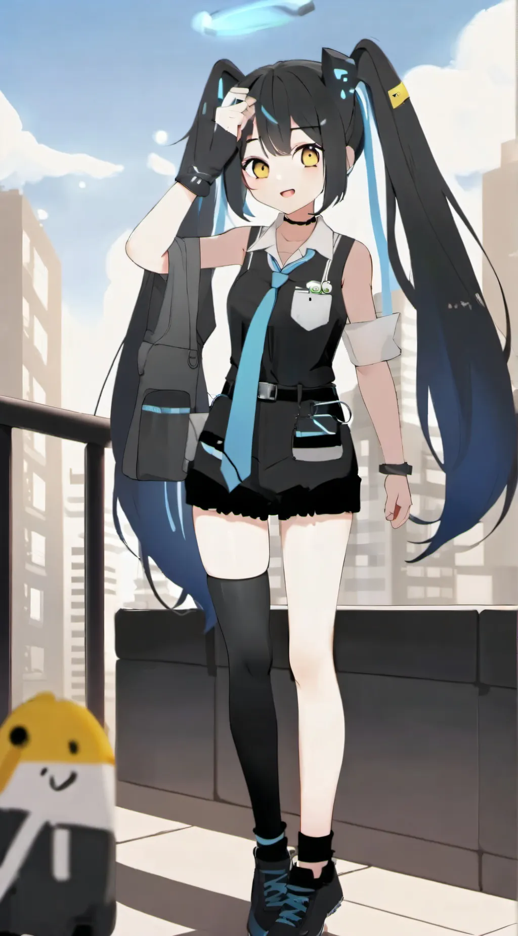 ai character: Hatsune miku background