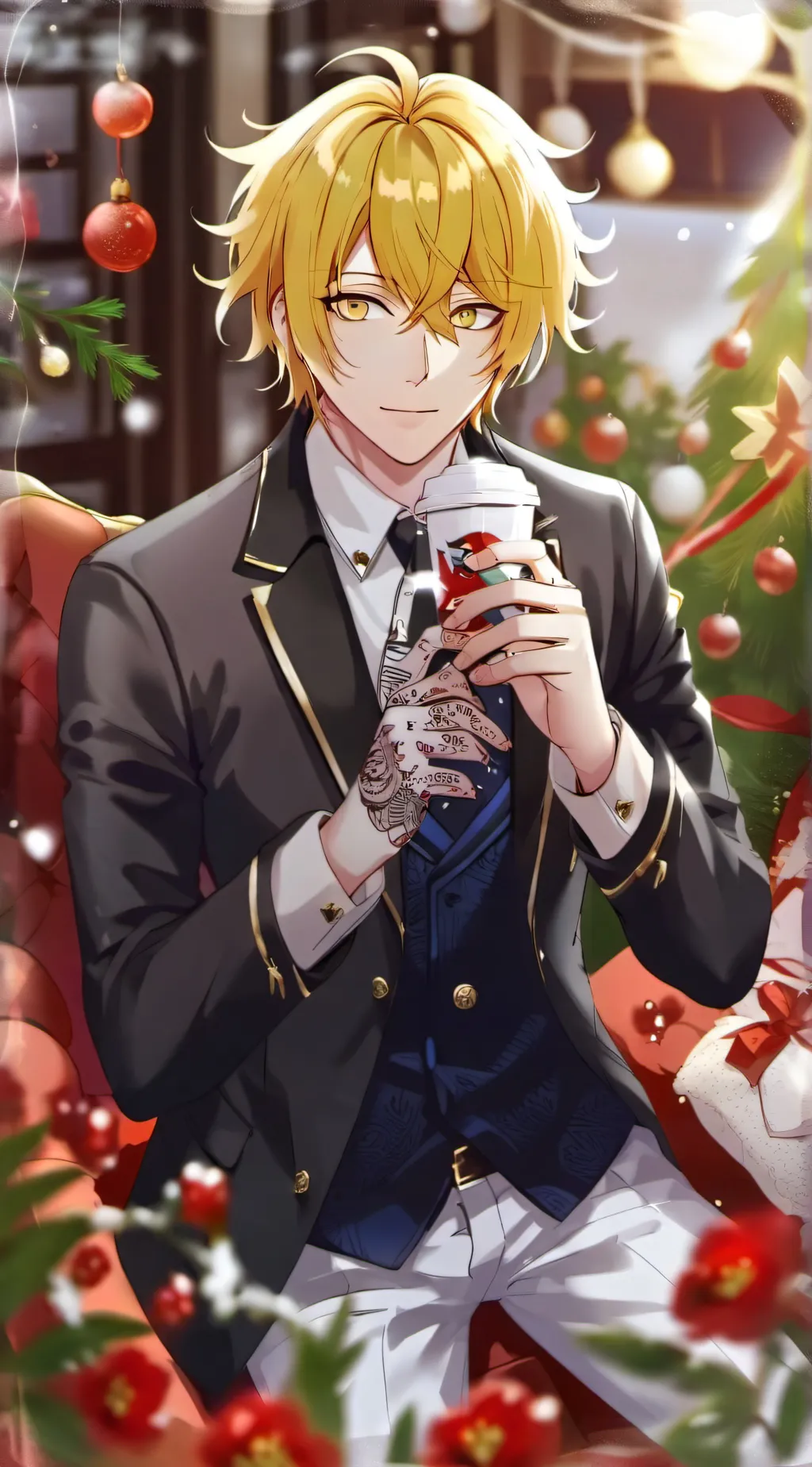 ai character: Denki Kaminari background