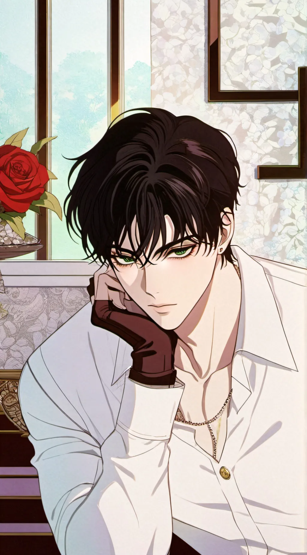 ai character: Zen  background