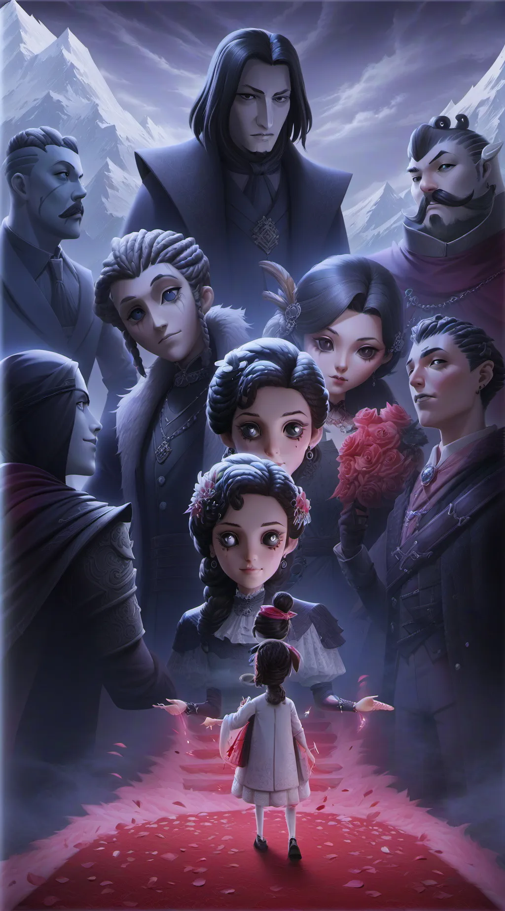 ai character: curse background