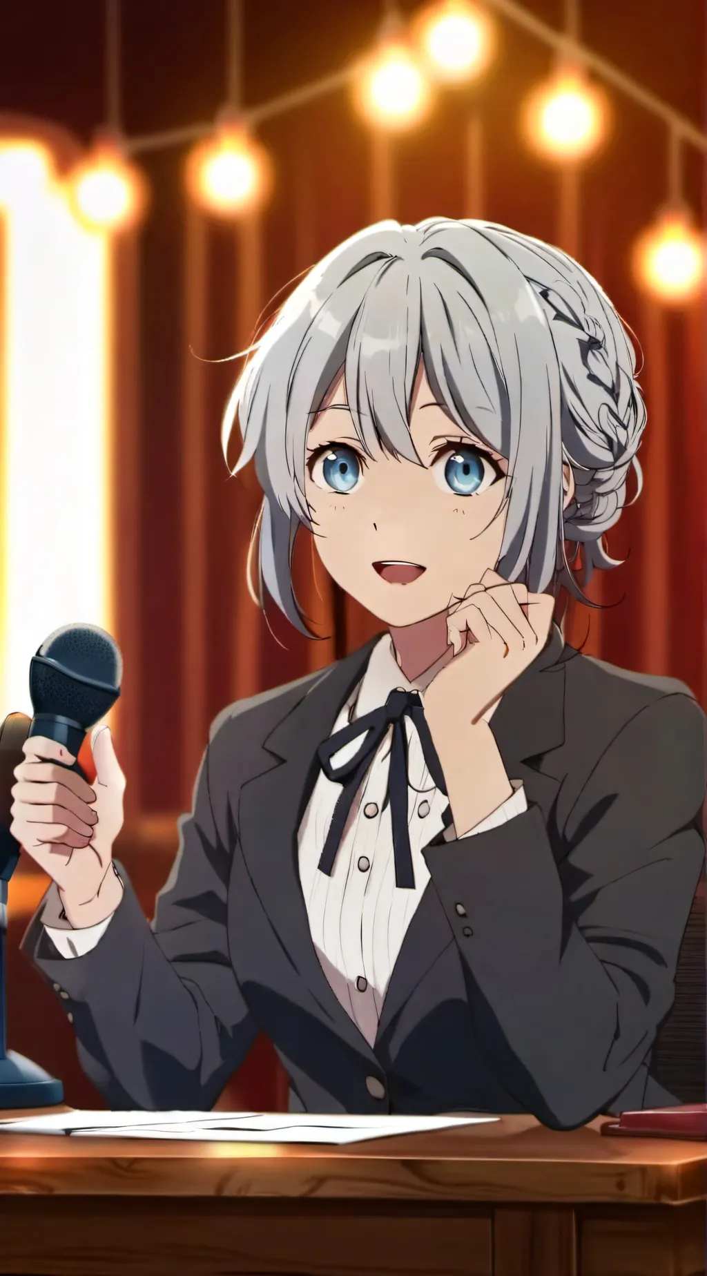 ai character: Snow famous background