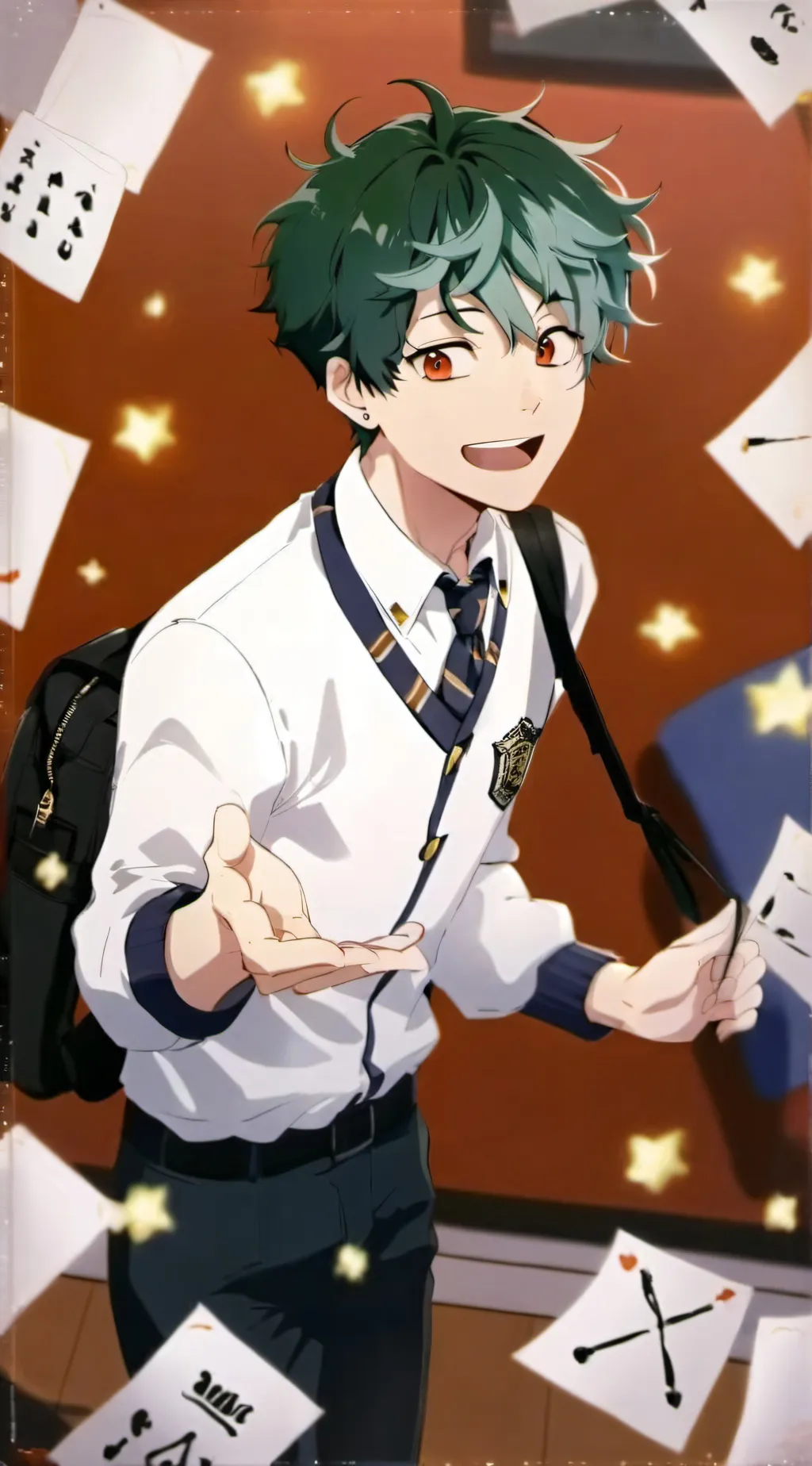 ai character: 💚Izuku Midoryia💚  background