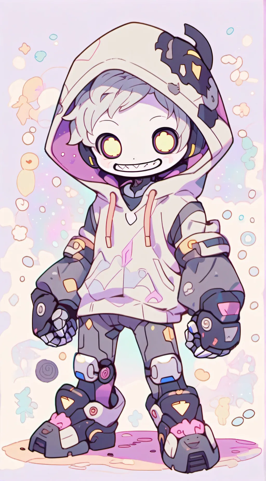 ai character: stitch wraith  background