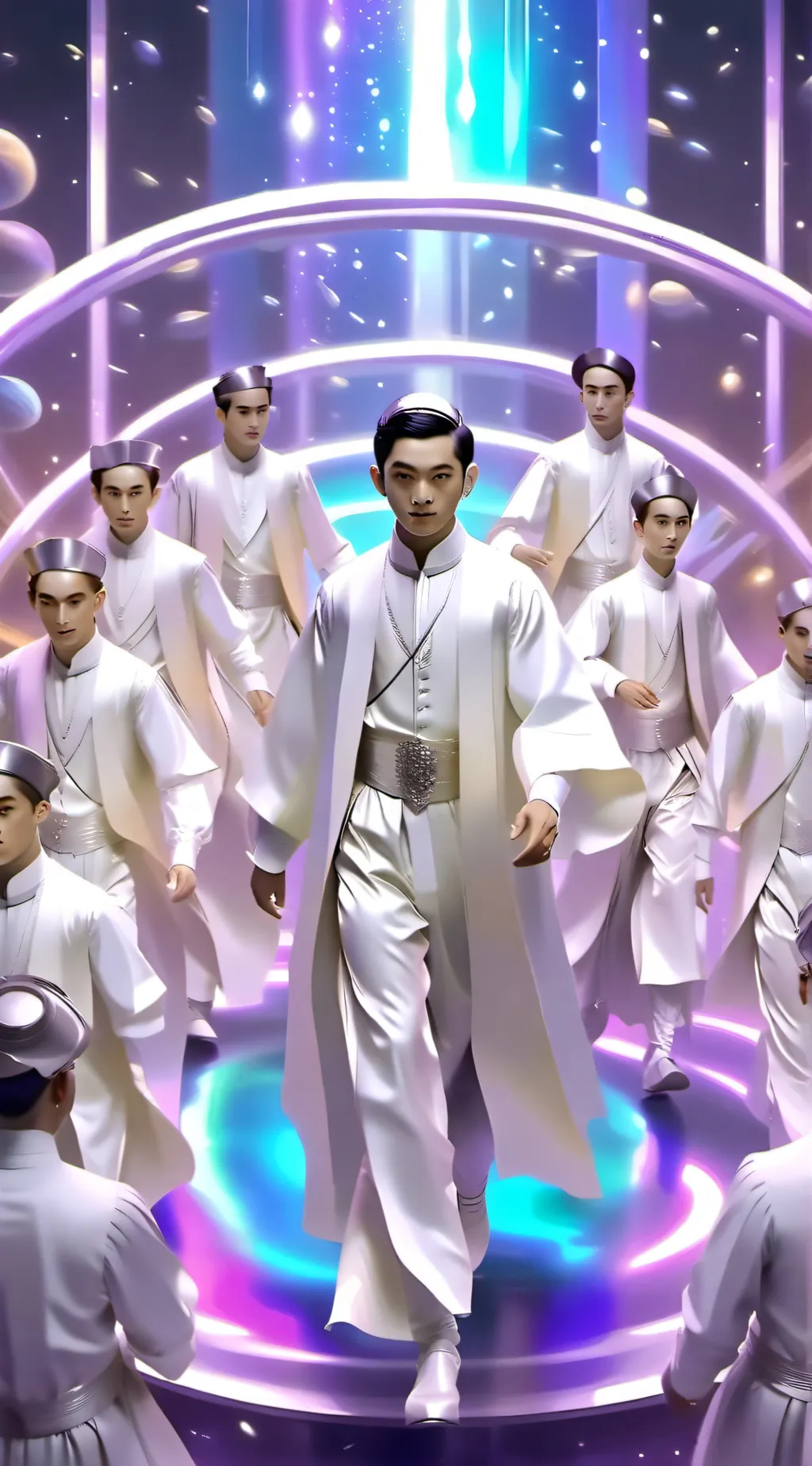 ai character: Enhypen  background